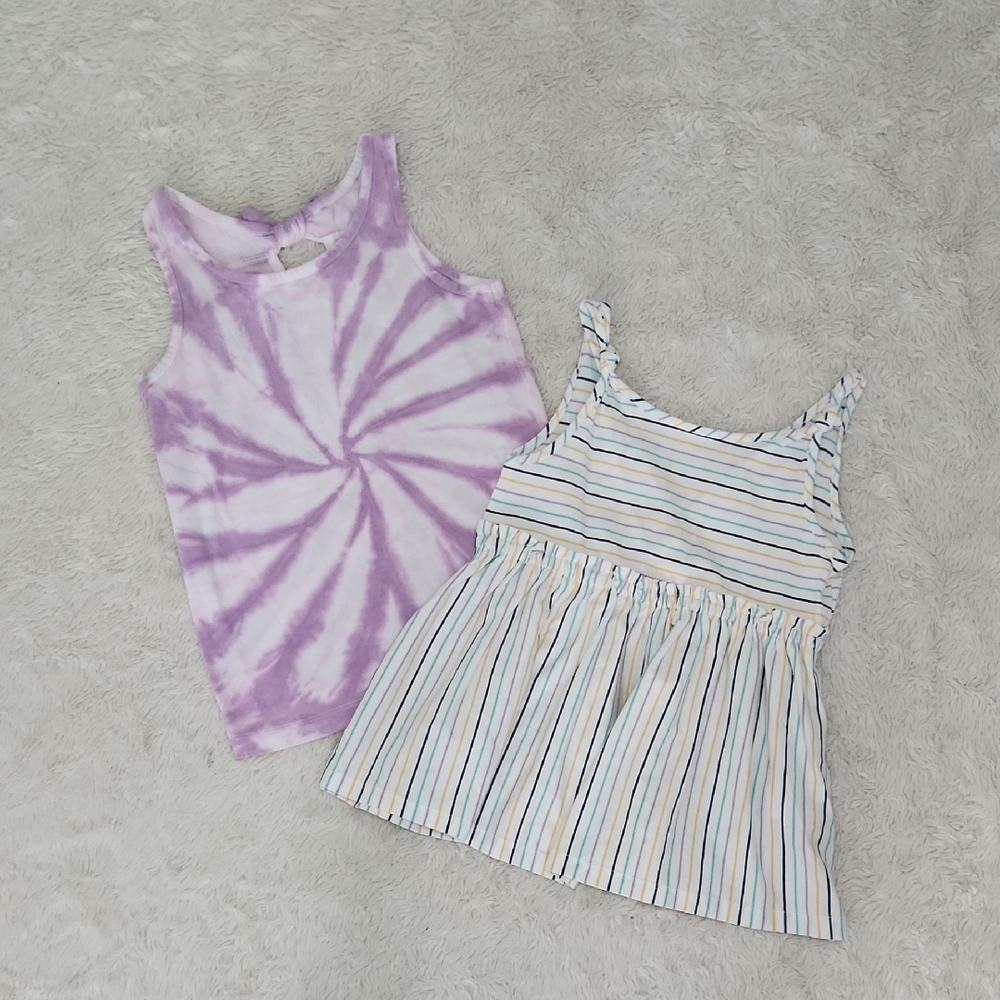 Girls Summer Tank Bundle Sz 7/8 Cat & Jack Tommy Bahama